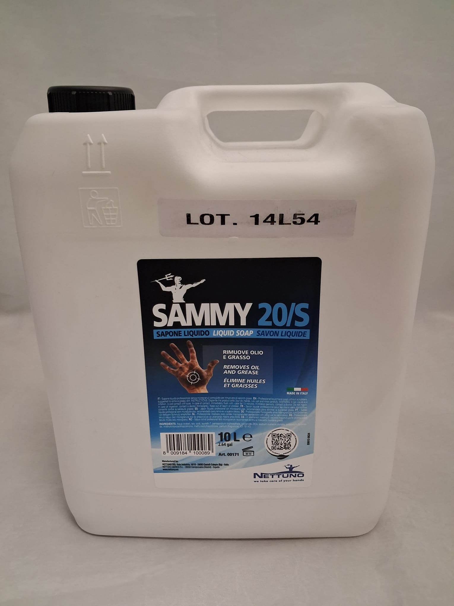 SAMMY 20/S lavamani liquido tanica lt.10