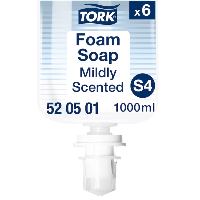 n.6 flaconi di sapone schiuma Tork lt.1 art. 520501