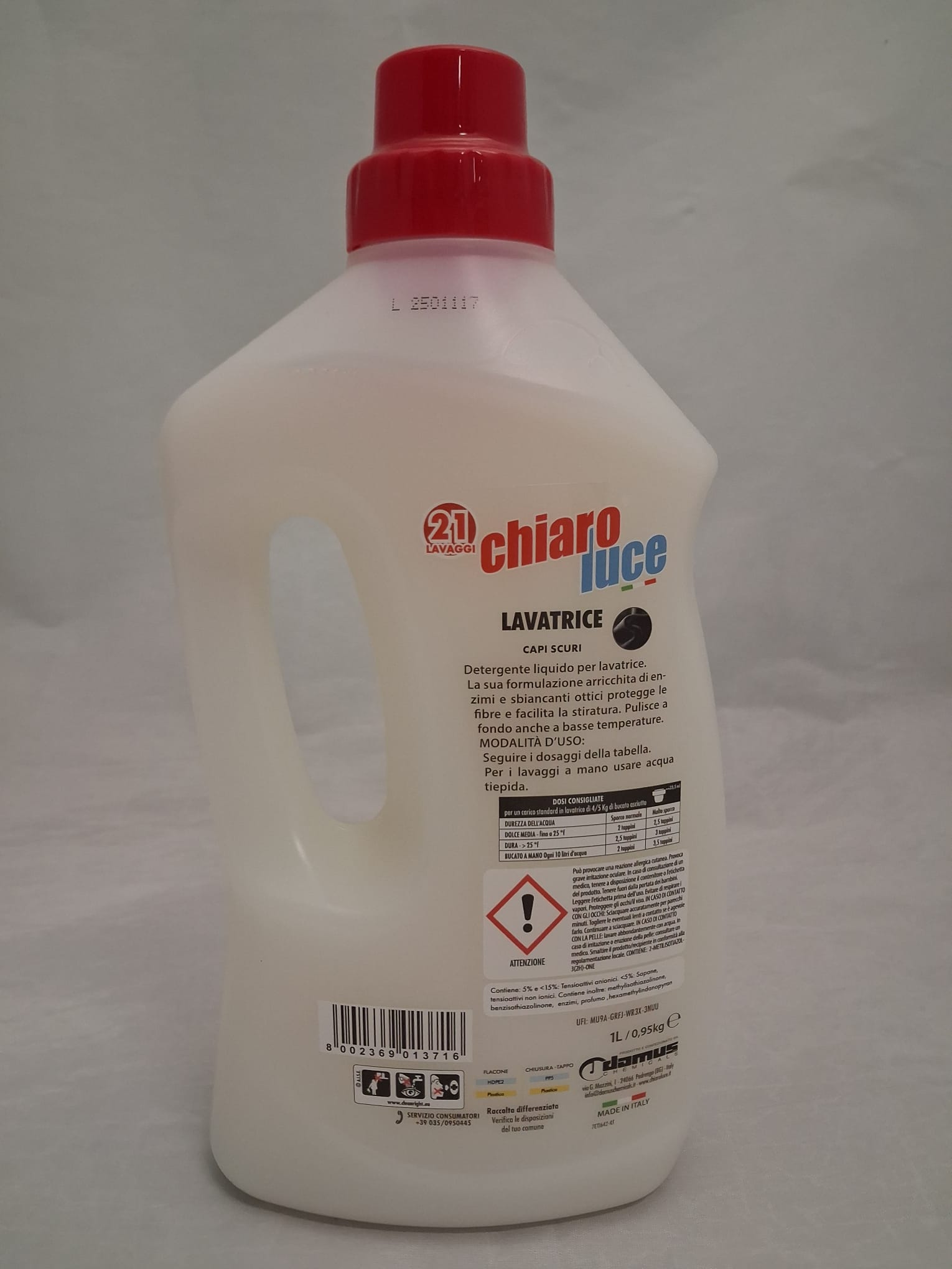 CHIARO LUCE lavatrice capi scuri 21 lavaggi lt. 1 - immagine 3